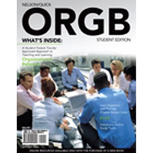 Book cover for ORGB 2008 Edition: 2008 - 2009 Academic Year by Nelson, Debra L.