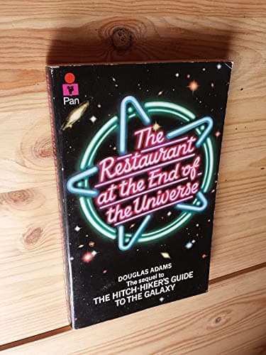 Book cover for The Restaurant at the End of the Universe by Adams, Douglas