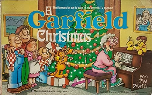 Book cover for A Garfield Christmas by Davis, Jim