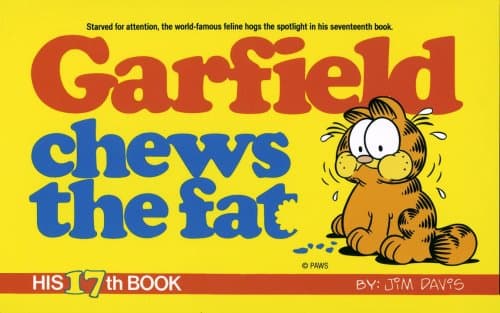 Book cover for Garfield Chews the Fat: His 17th Book by Davis, Jim