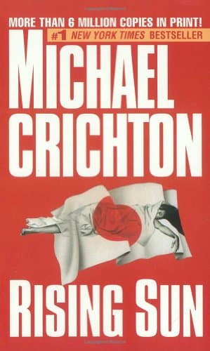 Book cover for Rising Sun by Michael Crichton