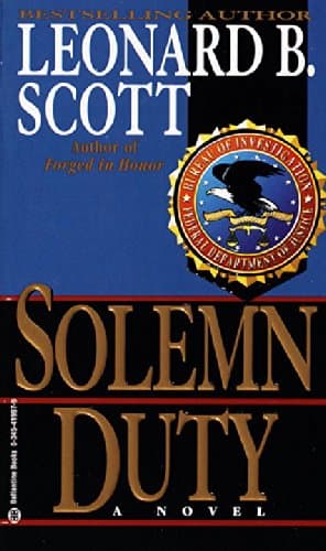 Book cover for Solemn Duty by Scott, Leonard B.
