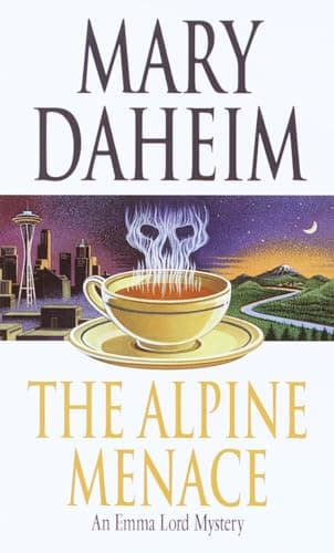 Book cover for The Alpine Menace: An Emma Lord Mystery by Daheim, Mary