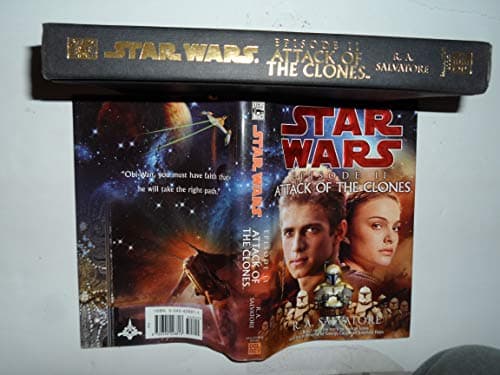 Book cover for Star Wars Episode II: Attack of the Clones by R. A. Salvatore