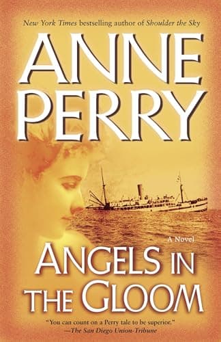 Book cover for Angels in the Gloom: A Novel (World War I) by Perry, Anne