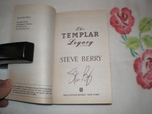Book cover for The Templar Legacy: A Novel (Cotton Malone, No. 1) by Berry, Steve