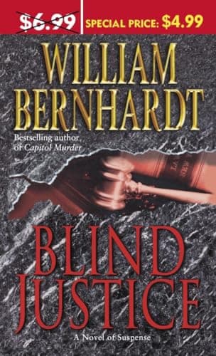 Book cover for Blind Justice: A Novel of Suspense (Ben Kincaid) by Bernhardt, William