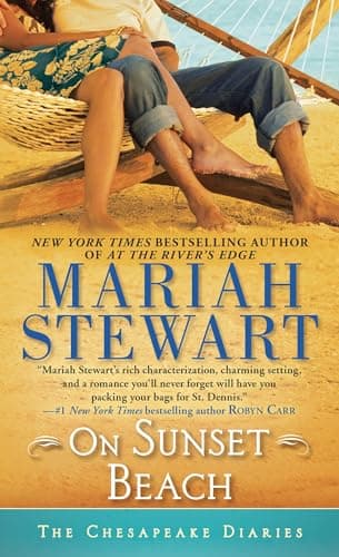 Book cover for On Sunset Beach: The Chesapeake Diaries by Stewart, Mariah