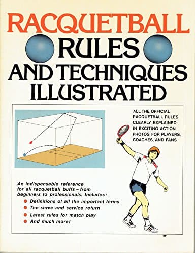 Book cover for Racquetball Rules and Techniques Illustrated by George Sullivan