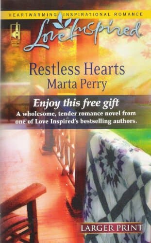 Book cover for Restless Hearts (Love Inspired) by Marta Perry