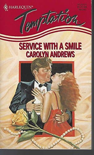 Book cover for Service With A Smile by Carolyn Andrews