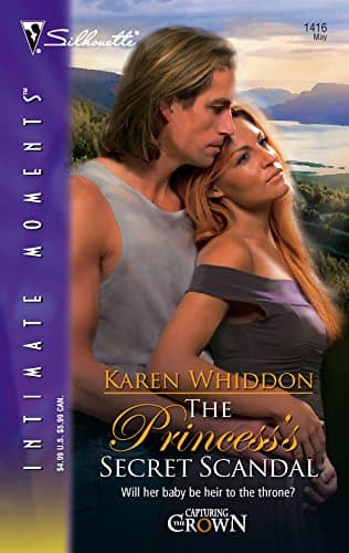 Book cover for The Princess's Secret Scandal (Capturing the Crown) by Whiddon, Karen