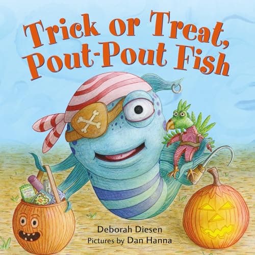 Book cover for Trick or Treat, Pout-Pout Fish (A Pout-Pout Fish Mini Adventure, 7) by Diesen, Deborah