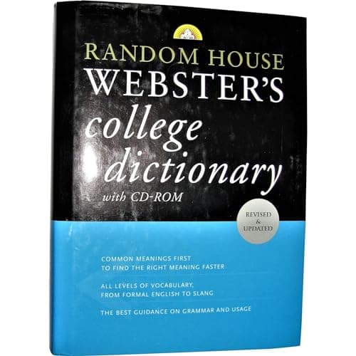 Book cover for Random House Webster's College Dictionary with CD-ROM by Random House