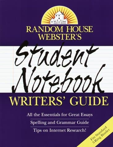 Book cover for Random House Webster's Student Notebook Writers' Guide by Random House