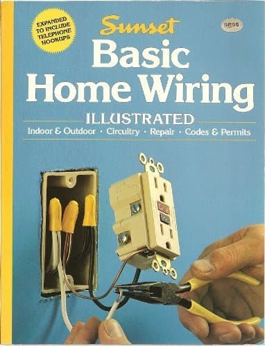 Book cover for Basic Home Wiring Illustrated (Sunset Book) by Sunset Books