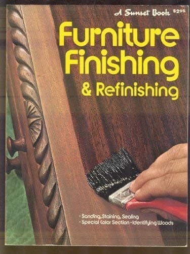 Book cover for Furniture Finishing and Refinishing by Sunset Magazines & Books