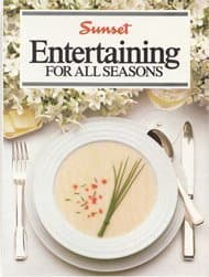 Book cover for Entertaining for all seasons by By the Editors of Sunset Books and Sunset Magazine