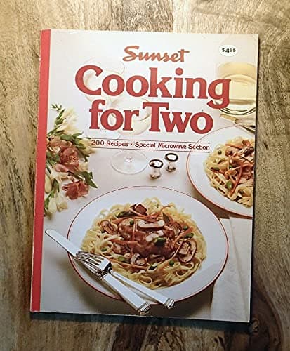 Book cover for Sunset Cooking for Two by Editors of Sunset Books and Magazines