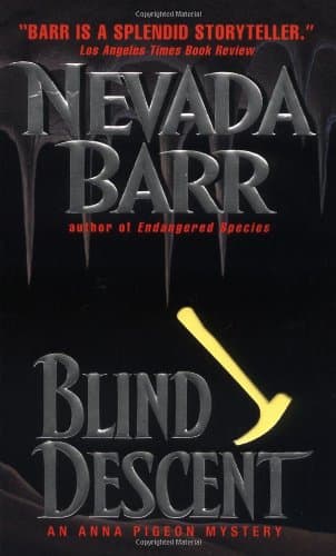 Book cover for Blind Descent (Anna Pigeon Mysteries) by Barr, Nevada