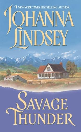 Book cover for Savage Thunder (Wyoming-Western Series, 2) by Lindsey, Johanna
