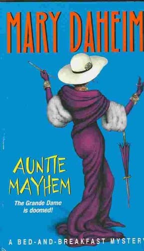 Book cover for Auntie Mayhem (Bed-and-Breakfast Mysteries) by Daheim, Mary