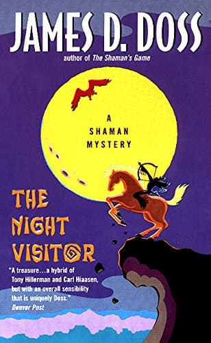 Book cover for The Night Visitor (Shaman Mysteries) by Doss, James D.