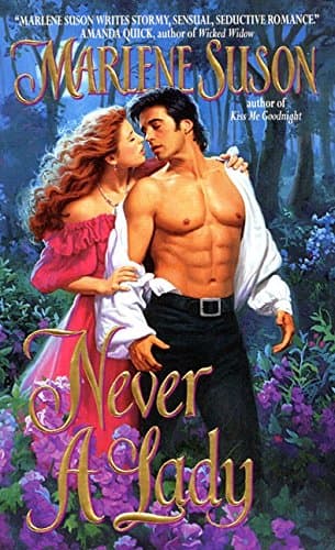 Book cover for Never a Lady by Suson, Marlene