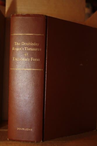 Book cover for The Doubleday Roget's Thesaurus in Dictionary Form by sidney-i-landau-ronald-bogus