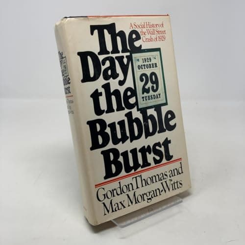 Book cover for The Day the Bubble Burst: A Social History of the Wall Street Crash of 1929 by Thomas, Gordon