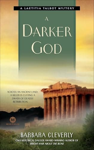 Book cover for A Darker God: A Laetitia Talbot Mystery by Cleverly, Barbara