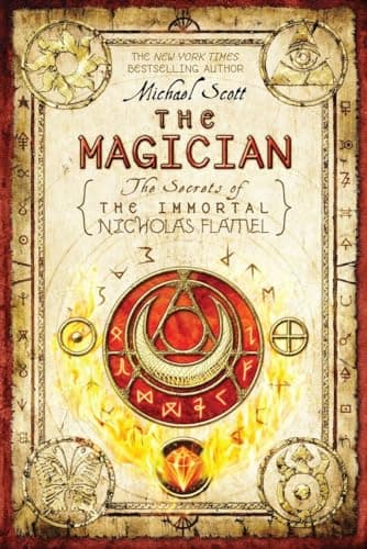 Book cover for The Magician (The Secrets of the Immortal Nicholas Flamel #2) by Scott, Michael