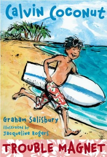 Book cover for Calvin Coconut: Trouble Magnet by Salisbury, Graham