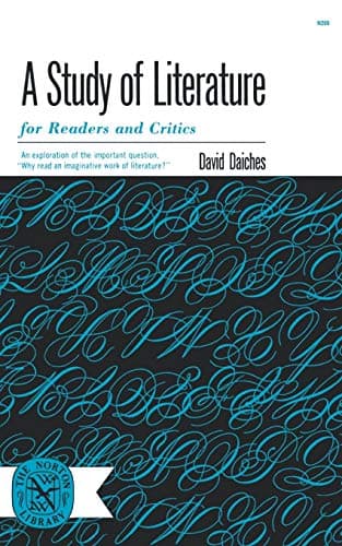 Book cover for A Study of Literature for Readers and Critics by Daiches, David