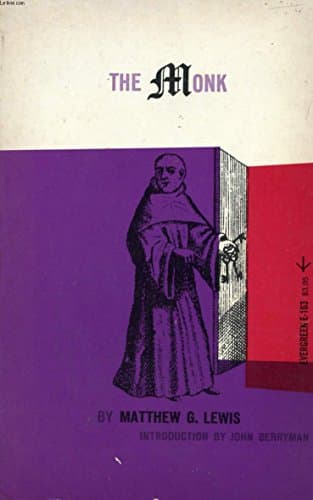 Book cover for The Monk by Matthew G. Lewis