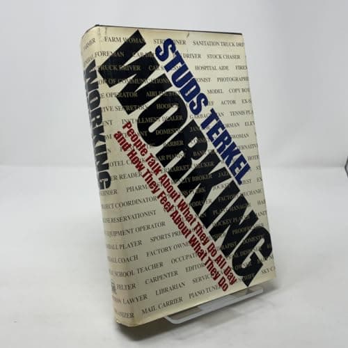 Book cover for WORKING by Terkel, Studs