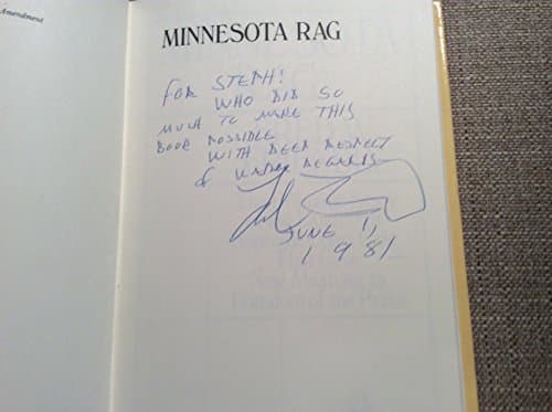 Book cover for Minnesota Rag: The Scandal Sheet That Shaped the Constitution by Friendly, Fred W.