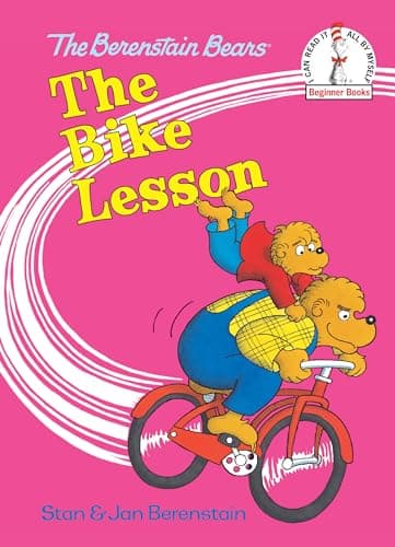 Book cover for The Bike Lesson by Berenstain, Stan