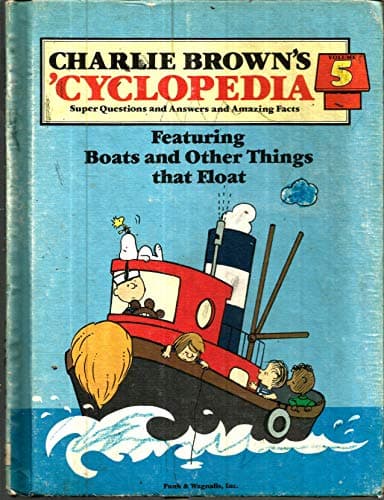 Book cover for Charlie Brown's 'Cyclopedia, Vol. 5: Featuring Boats and Other Things that Float by Schulz, Charles M.