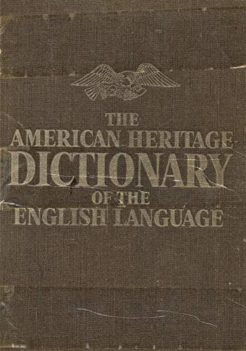 Book cover for American Heritage Dictionary of the English Language by William Morris
