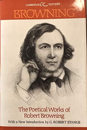 Book cover for The Poetical Works of Robert Browning (Cambridge Editions) by Robert Browning