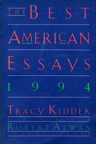 Book cover for The Best American Essays 1994 by Kidder, Tracy