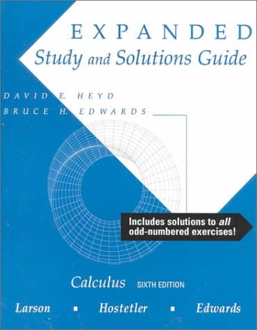 Book cover for Calculus: Expanded Study by Larson, Ron