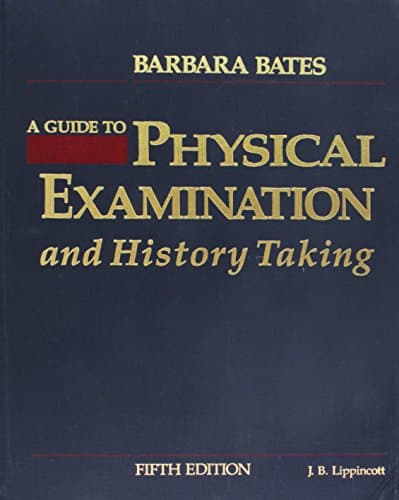Book cover for Guide to Physical Examination and History Taking by Bates, Barbara