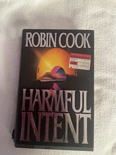 Book cover for Harmful Intent by Cook, Robin