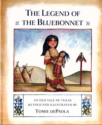 Book cover for The Legend of the Bluebonnet by dePaola, Tomie