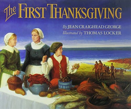 Book cover for The First Thanksgiving by George, Jean Craighead