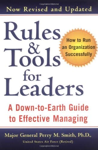 Book cover for Rules and Tools for Leaders (Revised) by Smith, Perry M.