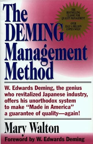 Book cover for The Deming Management Method by Mary Walton