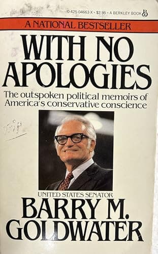 Book cover for With No Apologies by Barry M. Goldwater